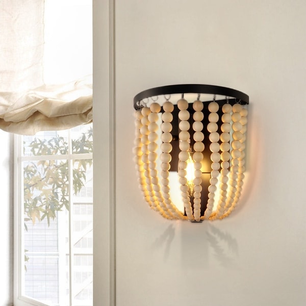 Beaded wall sconce hot sale