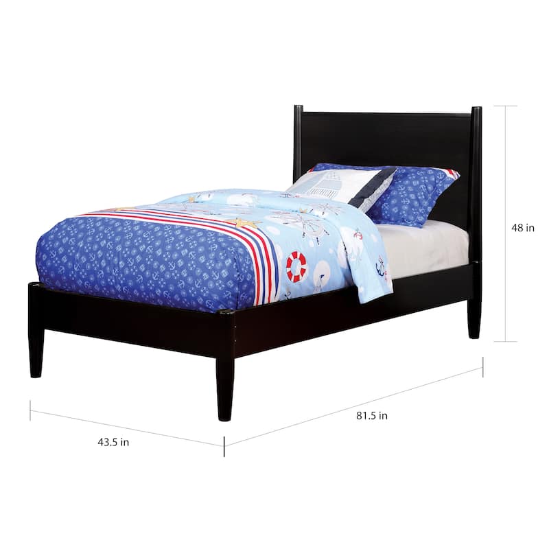 Coop Mid-Century Modern Wood Teen Platform Bed by Furniture of America