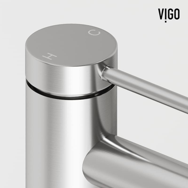 VIGO Jewel 11" H Single Handle Single Hole Vessel Bathroom Faucet