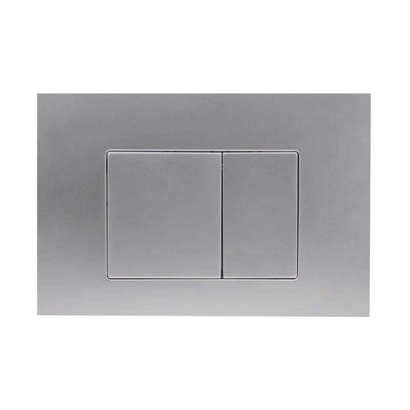 Fine Fixtures Concealed Tank Push Button (Actuator) - Chrome Square - Push Plates (Plastic)