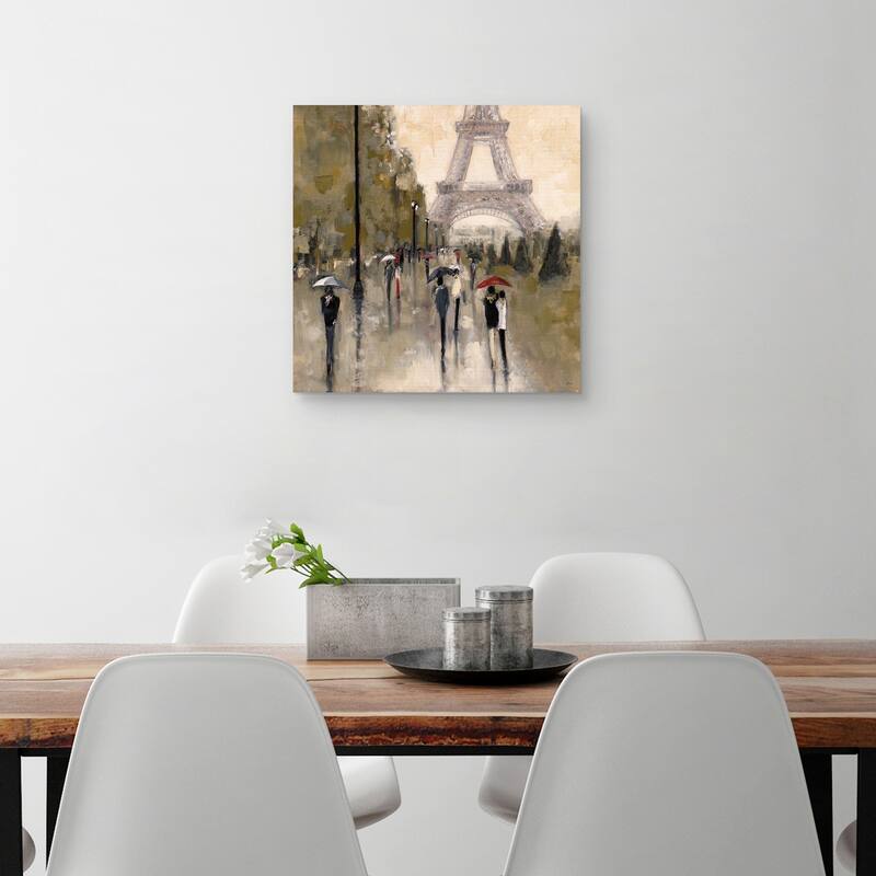 Wandering in Paris by Shawn Mackey Canvas Art Print