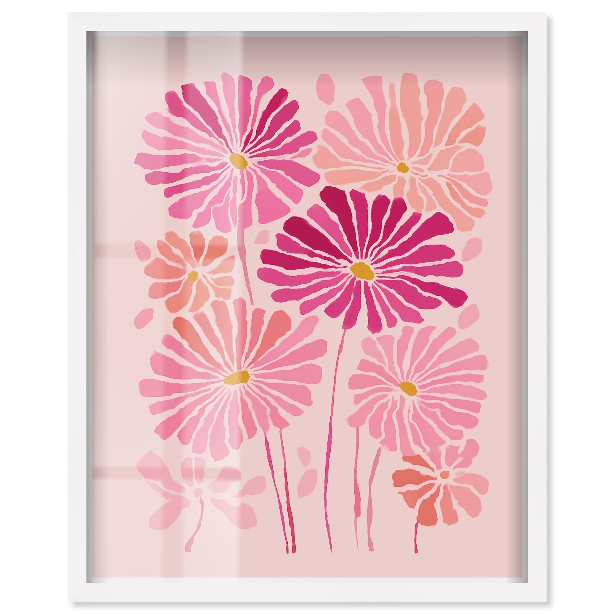 Wall Garden III Boho Decor Shadowbox Print by Art Remedy