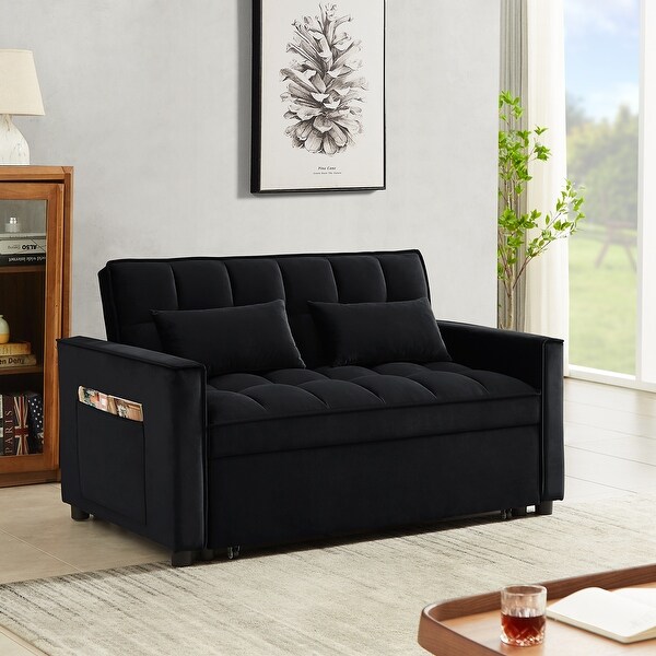 Pull out loveseat sofa on sale bed