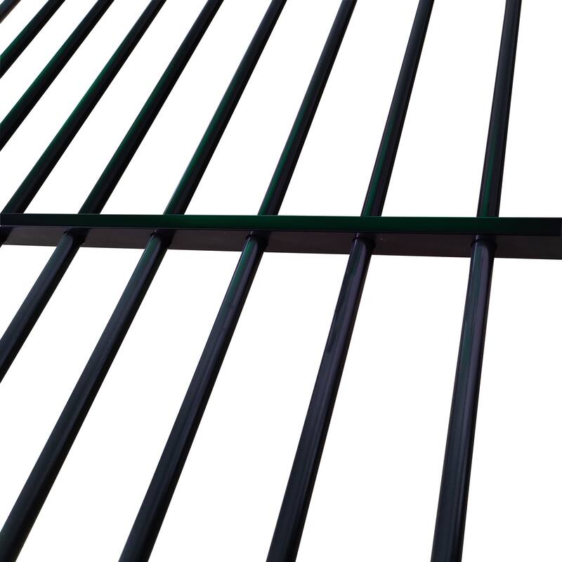 Triple Bunk Bed, FULL Size, Black Metal Frame, Space-Saving, Easy Assembly