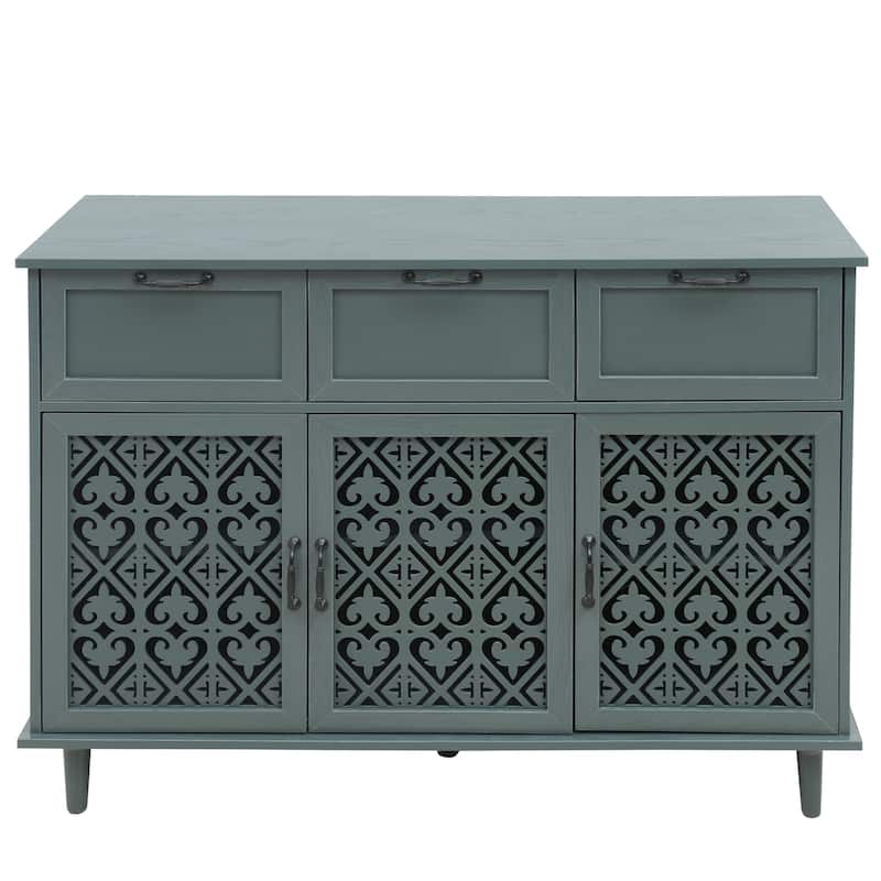 3 Door 3 Drawer Cabinet American Furniture Suitable for Bedroom