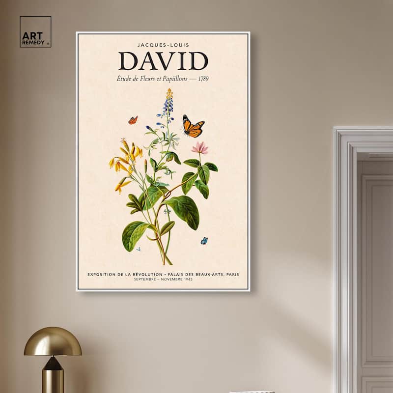 David's Delicate Flowers Canvas by Art Remedy