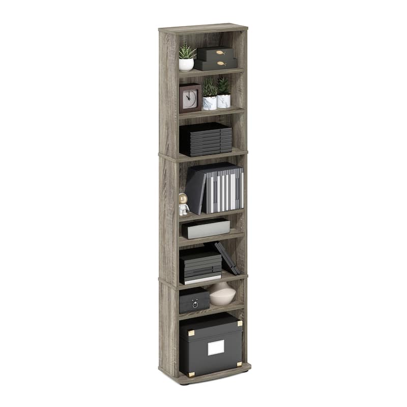 Furinno JAYA Space Saving Multimedia Storage Tower