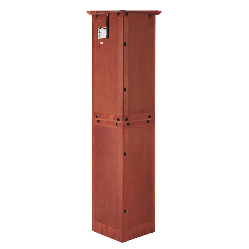 4-Tier 72" Corner Kitchen Pantry Storage Cabinet with 8 Doors Tall Cabinet,Corner Cabinet,Adjustable Shelves,bookshelf Cabinet