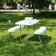 preview thumbnail 3 of 25, Indoor/Outdoor Commercial Grade Kids Folding Picnic Table with Benches