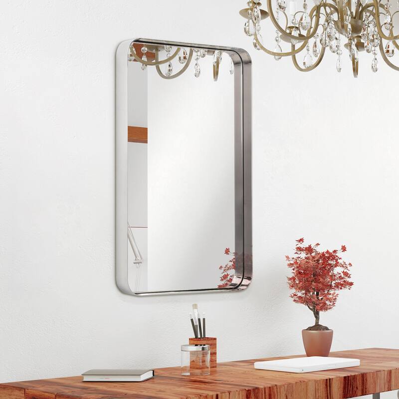 Ultra Stainless Steel Rectangular Wall Mirror