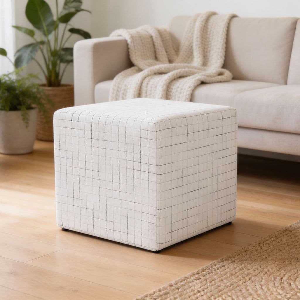 HomePop Soft Cube Ottoman