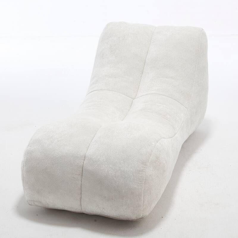 Large Creative Adult Lounge Chair, Plush Bean Bag Sofa with Sponge Fill