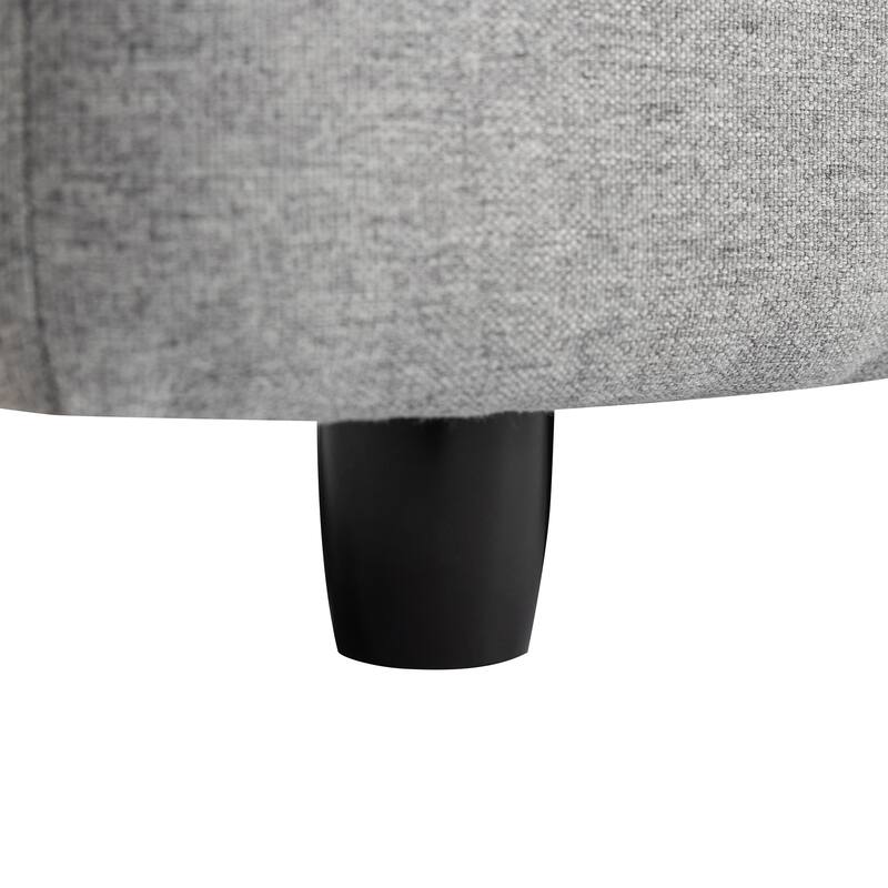 Anmytek 104" Modern 4-Seat L-Shaped Sectional Sofa with Movable Ottoman