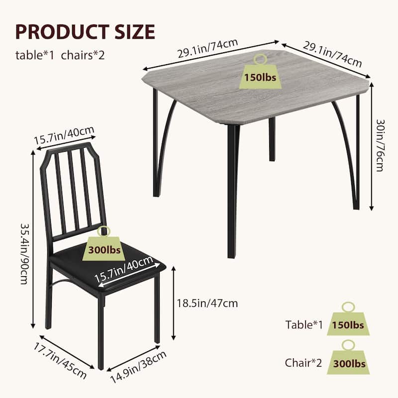 Dining Table Set for 2/4