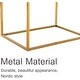 preview thumbnail 27 of 74, Upholstered Tufted Velvet Ottoman, Modern End of Bed Bench with Golden Metal Frame, Entryway Footrest Stool
