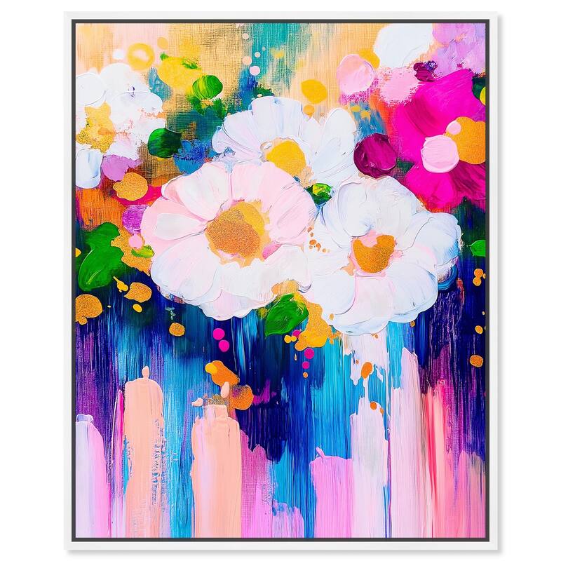 Contrast of Purity II Canvas by Art Remedy - 36" x 45" - White