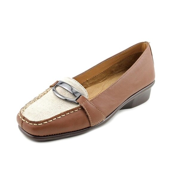 Aerosoles Medley Women Moc Toe Leather Tan Loafer