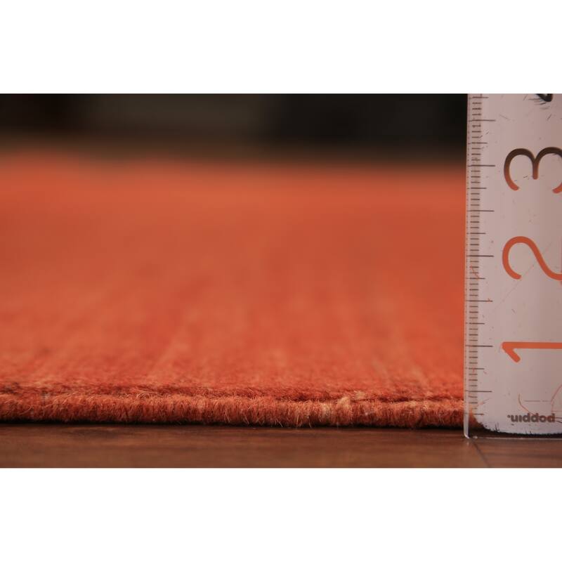 Gabbeh Modern Oriental Rug Hand-Knotted Wool Carpet - 5'3" x 6'5"