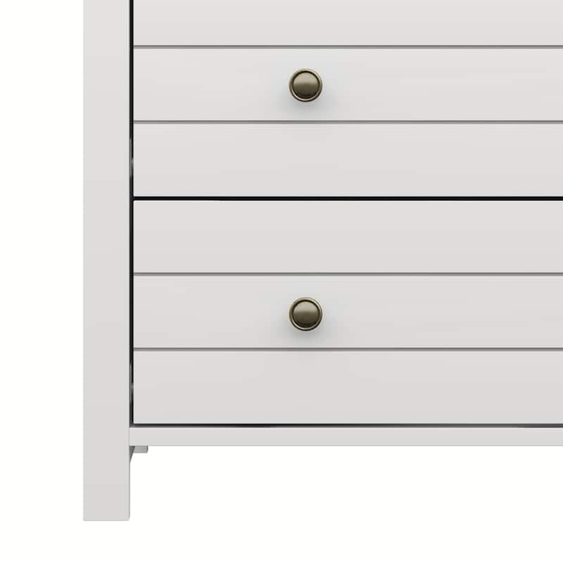 Living Essentials by Hillsdale Harmony Plank Front 4-drawer Chest