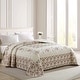 preview thumbnail 15 of 18, Carnation Embroidered Bedspread Spice - Queen