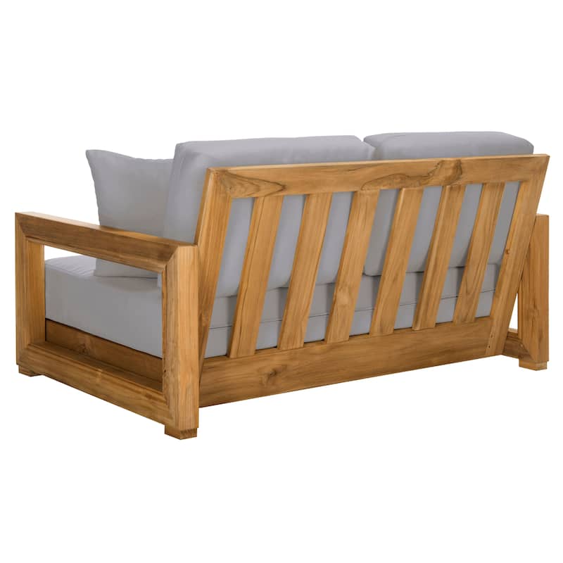 SAFAVIEH Couture Montford Brazilian Teak 2-Seat Bench - 53"W x 36"D x 27"H