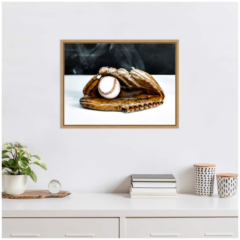 Kate and Laurel Sylvie Ace Framed Canvas by Alicia Abla
