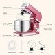 preview thumbnail 3 of 36, 3.2Qt Stand Mixer, 6-Speed Lightweight Kitchen Mixer with Whisk, Hook