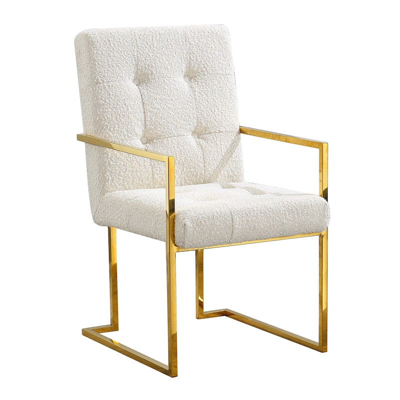 Linen Dining Arm Chair