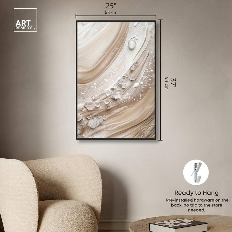 Viscous Veils II Canvas by Art Remedy