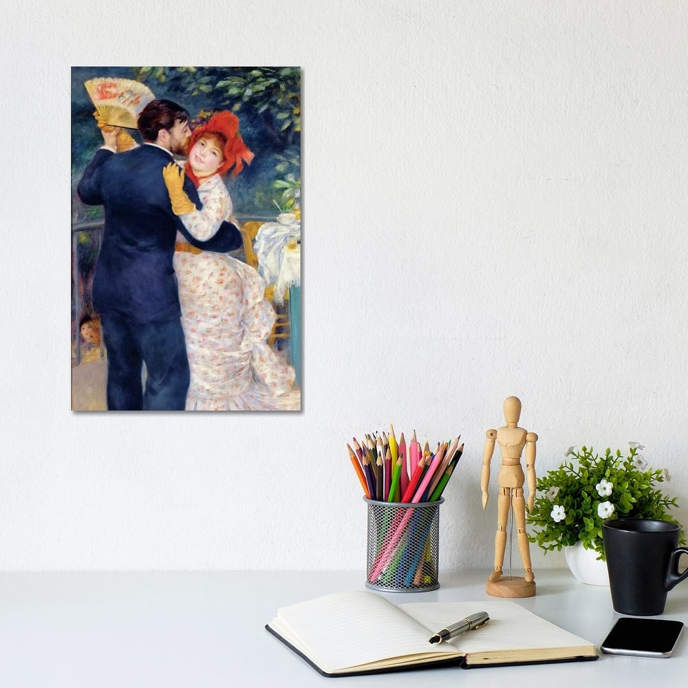 iCanvas "A Dance in the Country, 1883 " by Pierre-Auguste Renoir Canvas Print