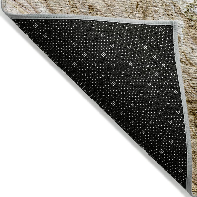 Machine Washable Indoor/ Outdoor Chantille Modern Abstract Rug