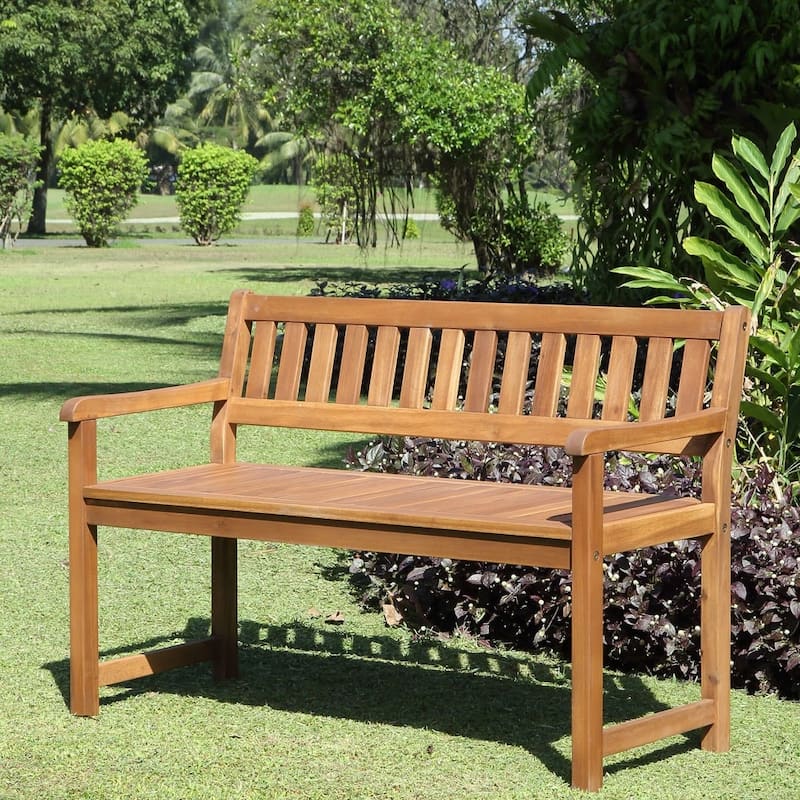 Catalan Acacia Outdoor Bench