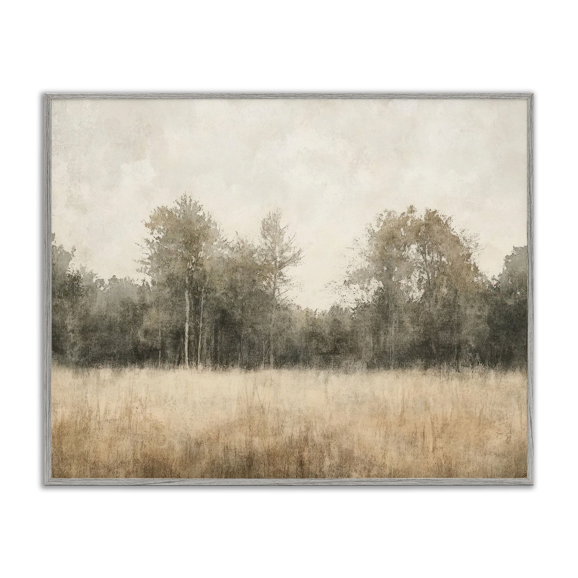 Stupell Neutral Watercolor Woodland Framed Giclee Art Design By Mona Grace
