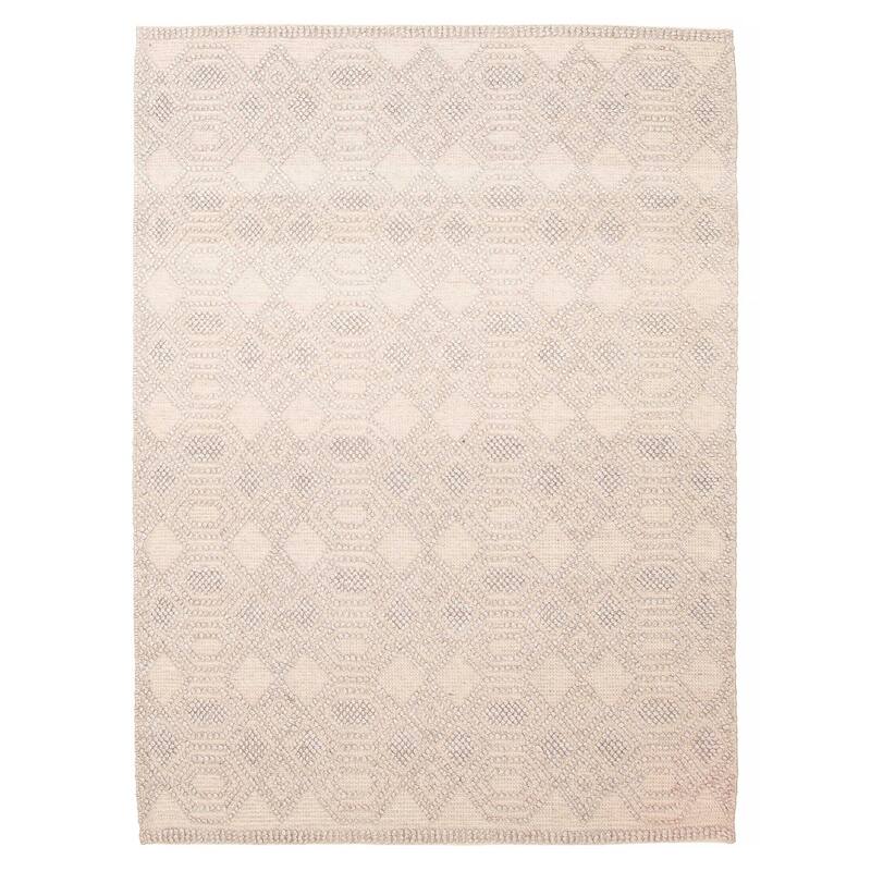 ECARPETGALLERY Braid weave Sienna Tan Wool Rug - 5'2 x 7'3 - Tan - 5'2 x 7'3