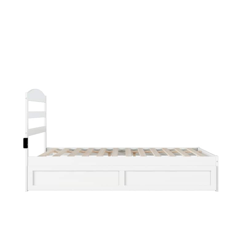 Warren Solid Wood Platform Bed with Twin Trundle