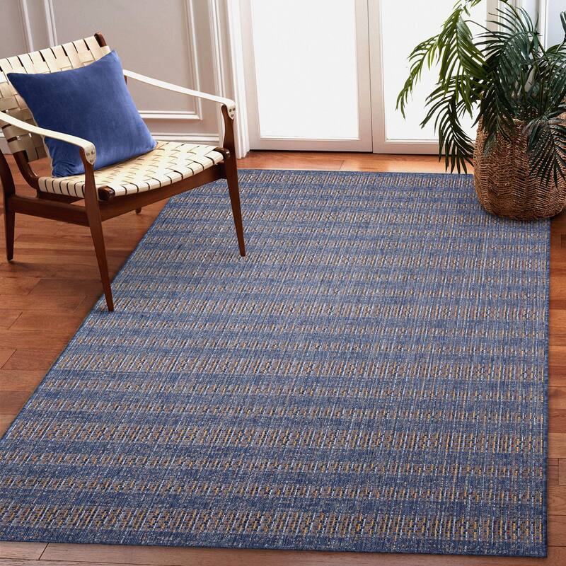 Liora Manne Avena Mosaic Stripe Indoor/Outdoor Rug