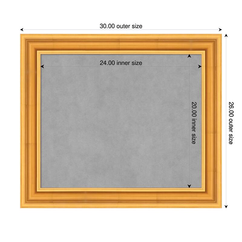 Amanti Art Sierra Black Brown Framed - 30 x 26 in - Sierra Gold