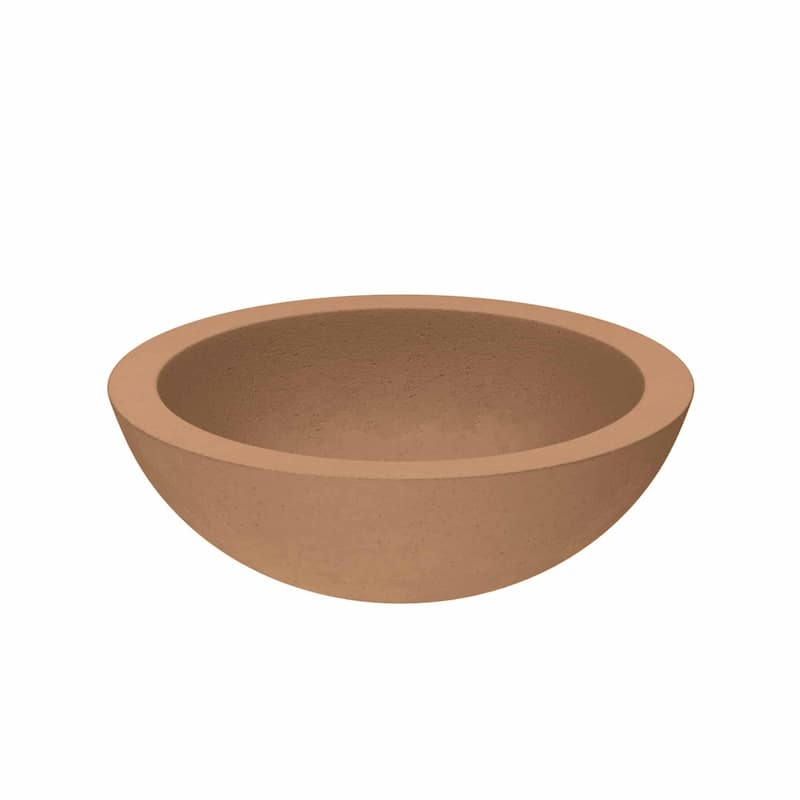 Morro 17-inch NativeStone Vessel Bathroom Sink - 17" x 5"