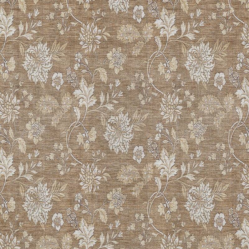HomeRoots Floral Transitional Rectangle Outdoor Rug