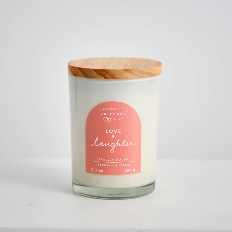 Beautifully Balanced Lidded Glass Scented Candle