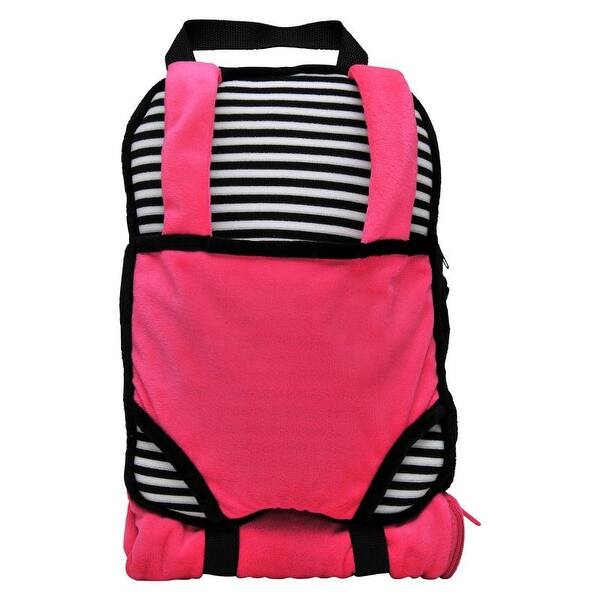 Shop Pink Black White Childs Backpack Doll Carrier Sleeping