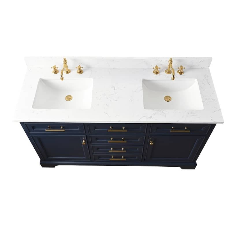 Sudio Design Thompson 60" Double Bathroom Vanity