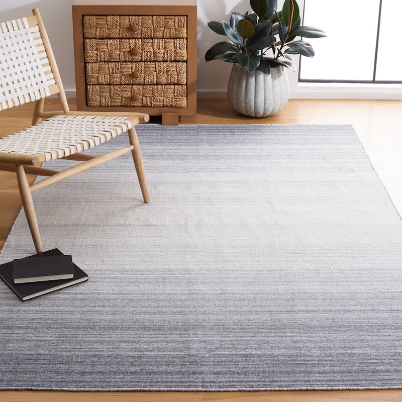 SAFAVIEH Kilim Xiang Rug - 3' x 5' - Dark Grey/Ivory