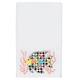 Authentic Hotel and Spa 100% Turkish Cotton Feliz Embellished Hand Towel - White