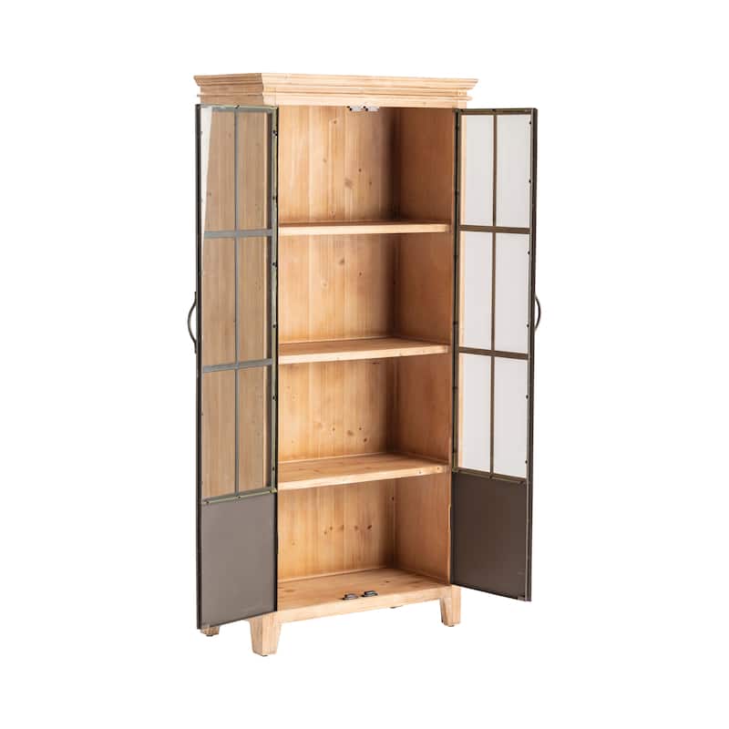 Darlington Two-Door Curio Cabinet - 32x15x68
