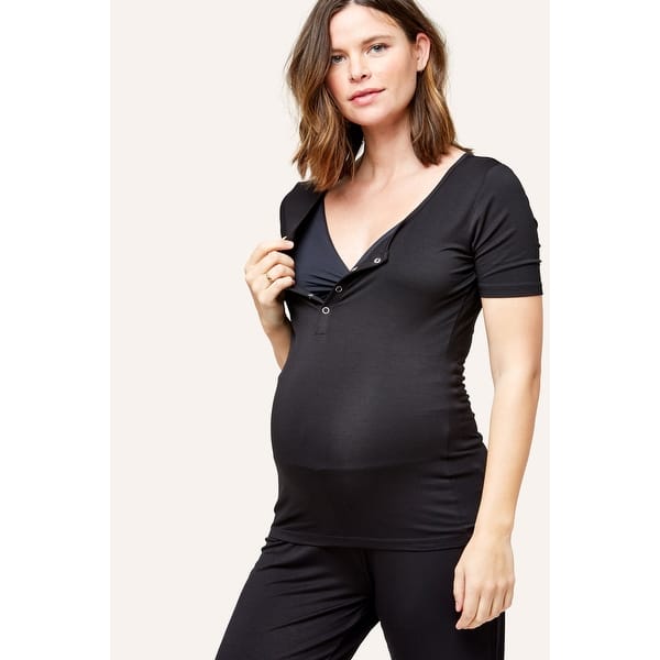 slide 2 of 3, Rhys PJ Tee Extra Large - Black