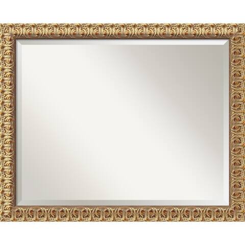 Wall Mirror Large, Florentine Gold 32 x 26-inch - large - 32 x 26-inch