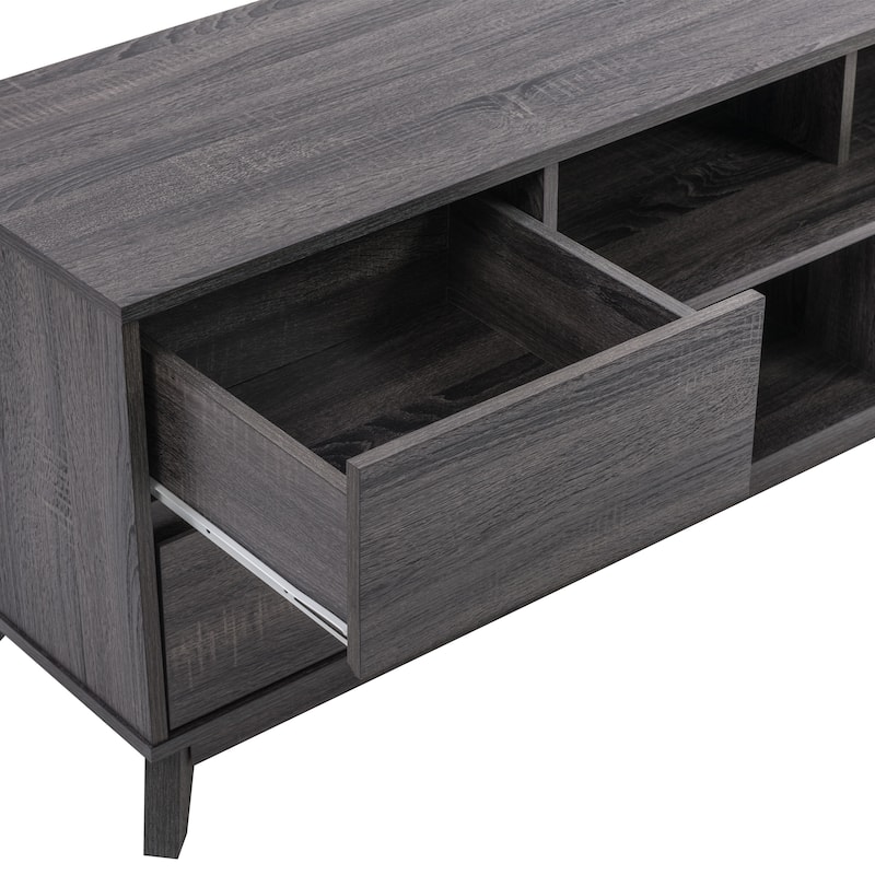 Hollywood Modern TV Stand with Drawers for TV's up to 85"