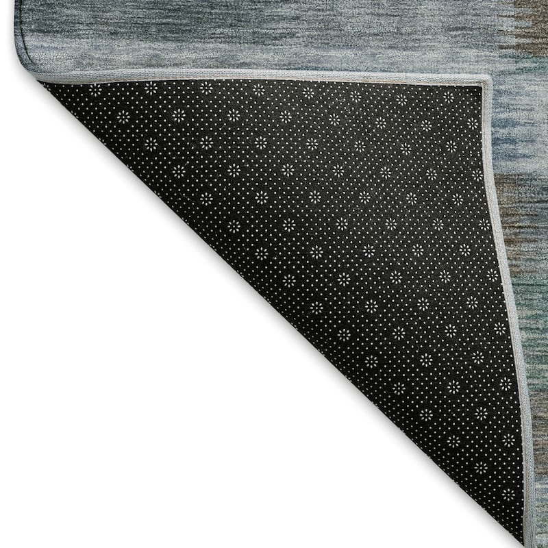 Premium Washable Super Soft Geo Stripe Mayfield Rug