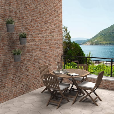 Merola Tile Manhattan Cotto 12-1/4" x 21" Porcelain Wall Tile